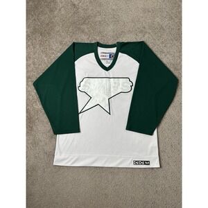 Vintage Mens Hockey Jersey CCM Dallas Stars NHL Streetwear style, Size M